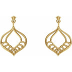 Vintage-Inspired Dangle Earrings - Image 2