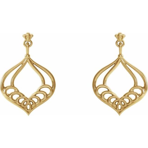 Vintage-Inspired Dangle Earrings - Image 2