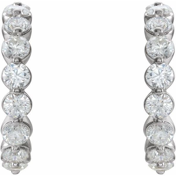 Accented Hoop Earrings - Image 2