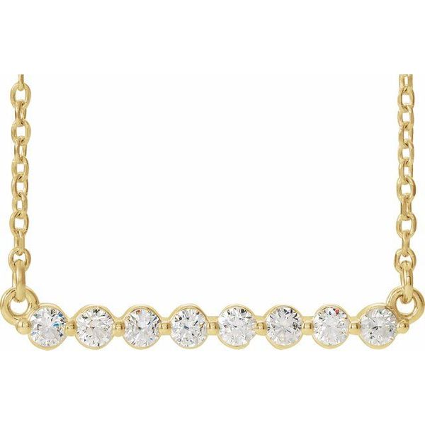 Accented Bar Necklace