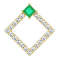 Accented Geometric Pendant