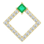 Accented Geometric Pendant