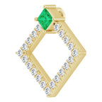 Accented Geometric Pendant - Image 2