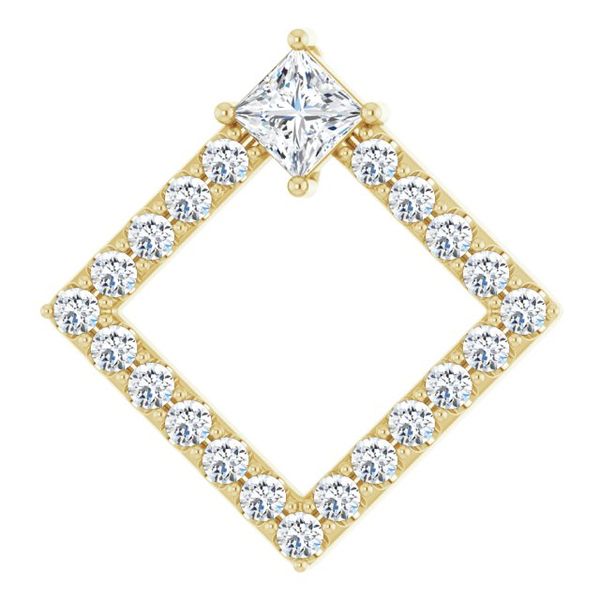 Accented Geometric Pendant