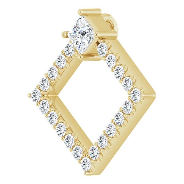 Accented Geometric Pendant - Image 2