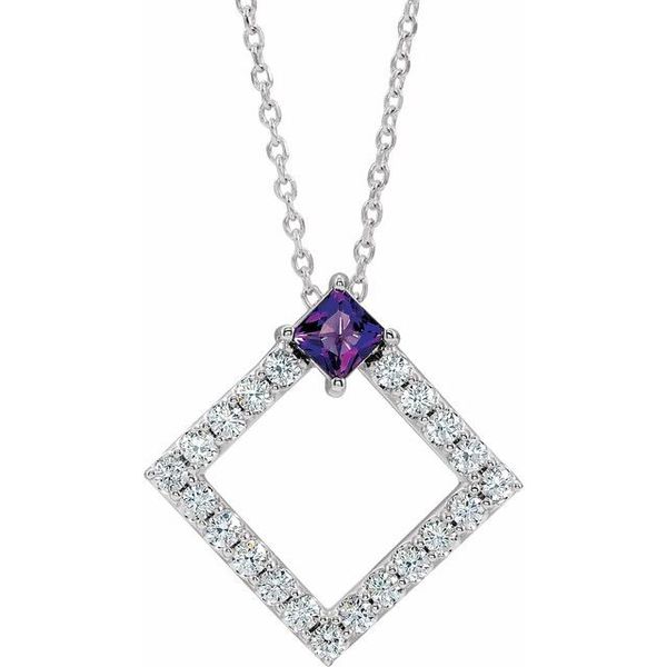 Accented Geometric Necklace