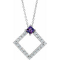 Accented Geometric Necklace