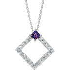 Accented Geometric Necklace