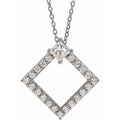 Accented Geometric Necklace