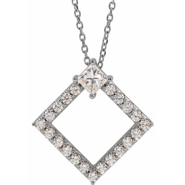 Accented Geometric Necklace