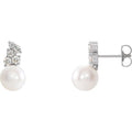 Pearl Cluster Earrings