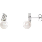 Pearl Cluster Earrings