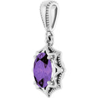 Beaded Solitaire Pendant - Image 2