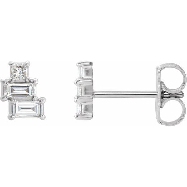 Geometric Cluster Earrings
