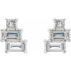 Geometric Cluster Earrings - Image 2