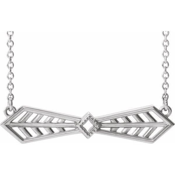 Vintage-Inspired Bar Necklace