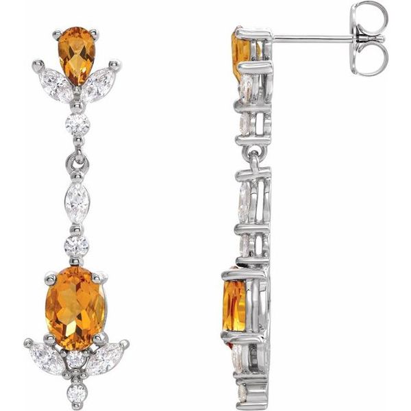 Accented Dangle Earrings