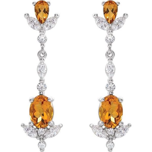 Accented Dangle Earrings - Image 2