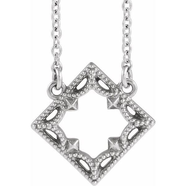 Vintage-Inspired Geometric Necklace