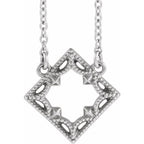 Vintage-Inspired Geometric Necklace