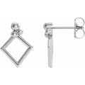 Beaded Geometric Earrings