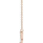 Accented V Necklace or Necklace Center - Image 2