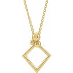 Beaded Geometric Necklace