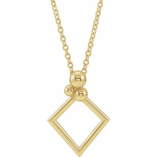 Beaded Geometric Necklace