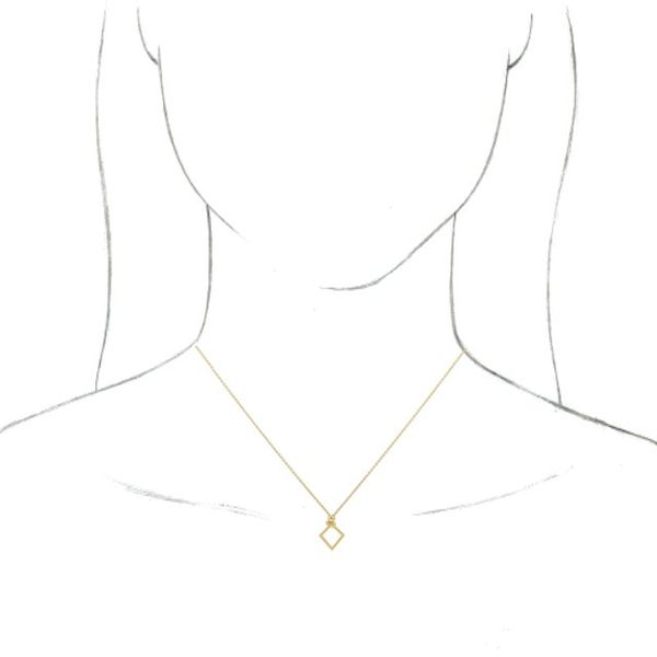 Beaded Geometric Necklace - Image 3