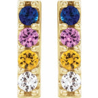 Accented Bar Earrings - Image 2