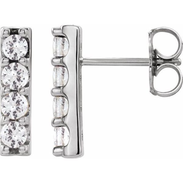 Accented Bar Earrings