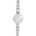 Accented Pearl Bar Pendant