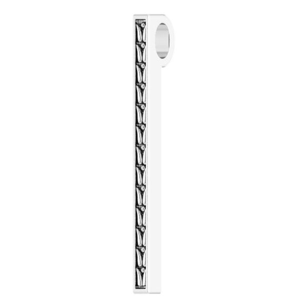 Sculptural Bar Pendant - Image 2