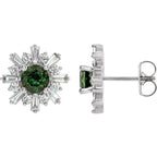 Halo-Style Star Earrings