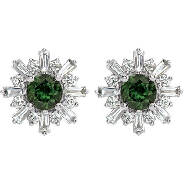 Halo-Style Star Earrings - Image 2