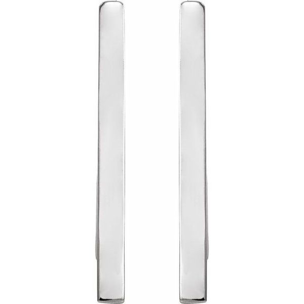 Triangle Hoop Earrings - Image 2
