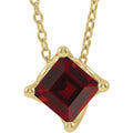 Solitaire Necklace or Slide Pendant