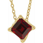 Solitaire Necklace or Slide Pendant