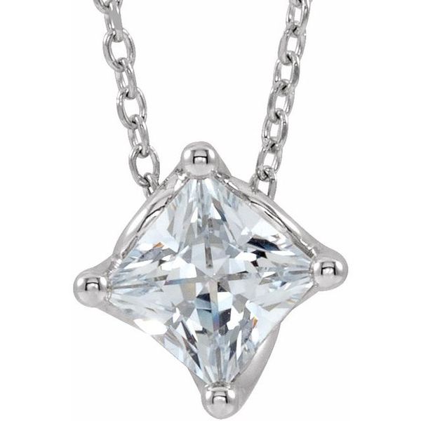 Solitaire Necklace or Slide Pendant