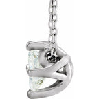 Solitaire Necklace or Slide Pendant - Image 2