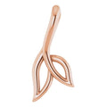 Freeform Leaf Pendant