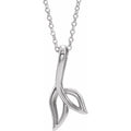 Freeform Leaf Necklace