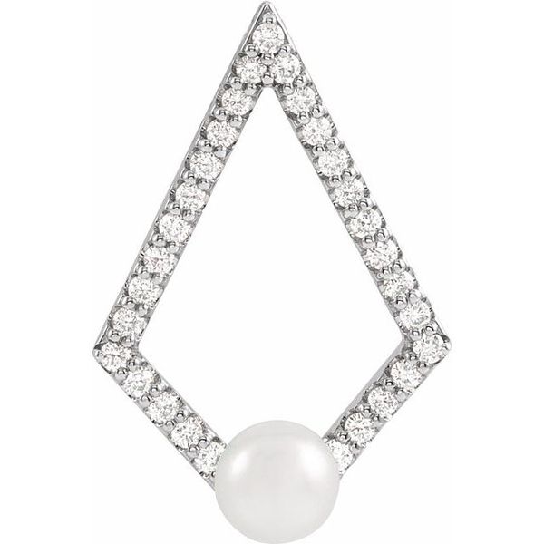 Pearl Geometric Pendant
