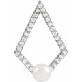 Pearl Geometric Pendant