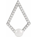 Pearl Geometric Pendant