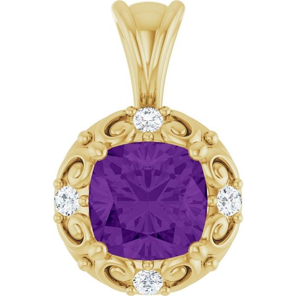 Accented Sculptural Charm/Pendant