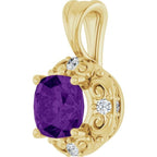 Accented Sculptural Charm/Pendant - Image 2