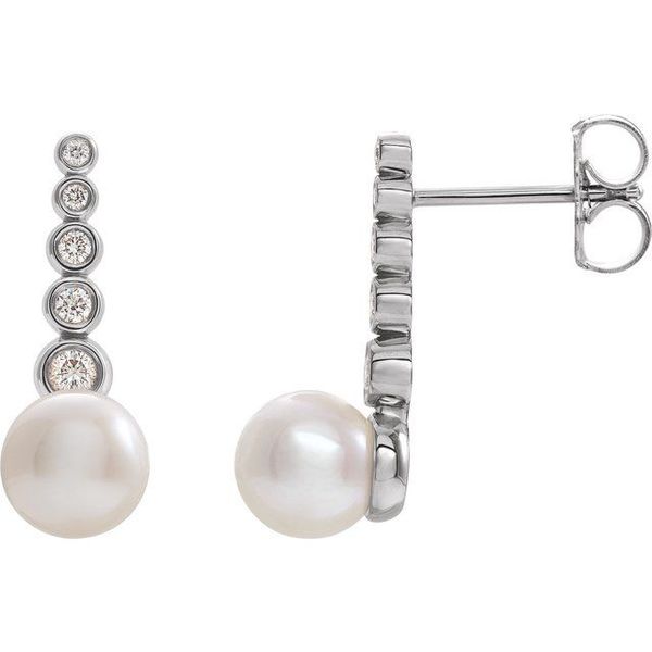 Accented Pearl Earrings