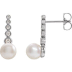 Accented Pearl Earrings