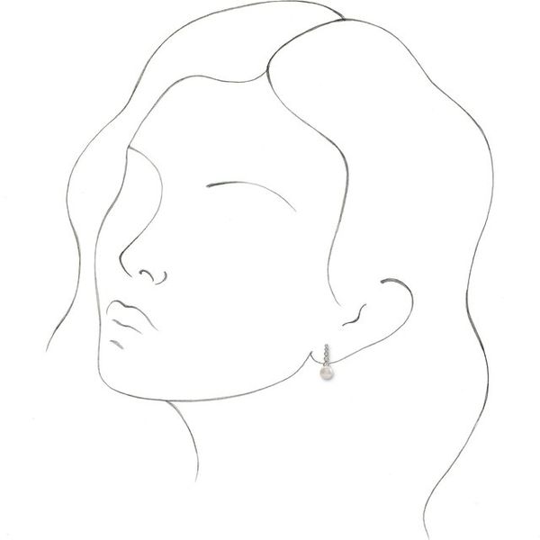 Accented Pearl Earrings - Image 3